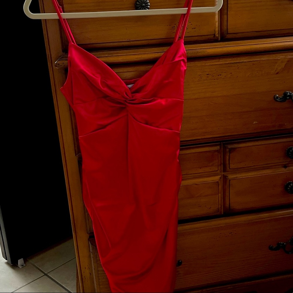 Red dress